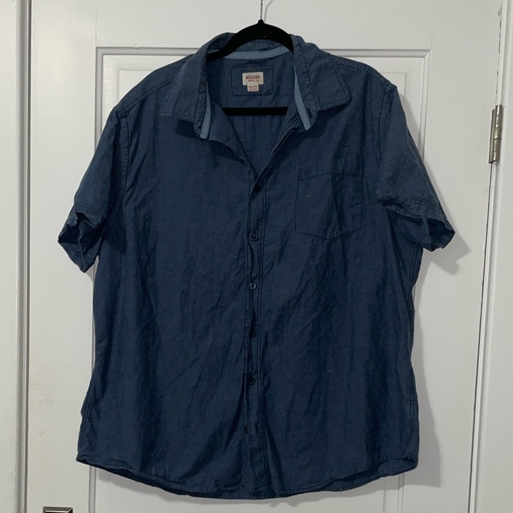 Mossimo Supply Co. Blue Casual Shirt